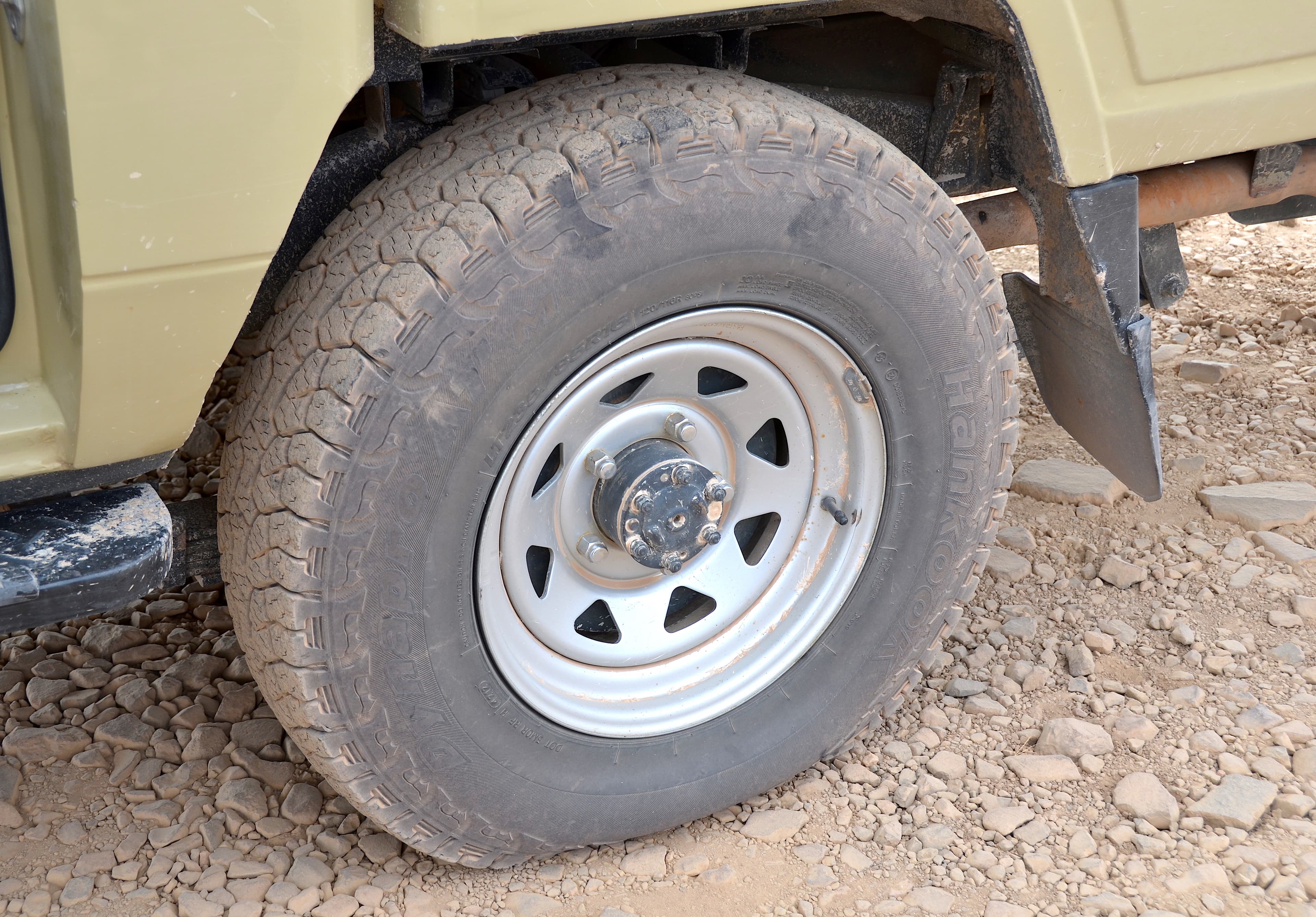 Flat tyre support